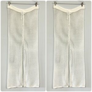 TALL! 🙌🏻 Double Zero Crocheted Swim Cover-up Pants - Size L